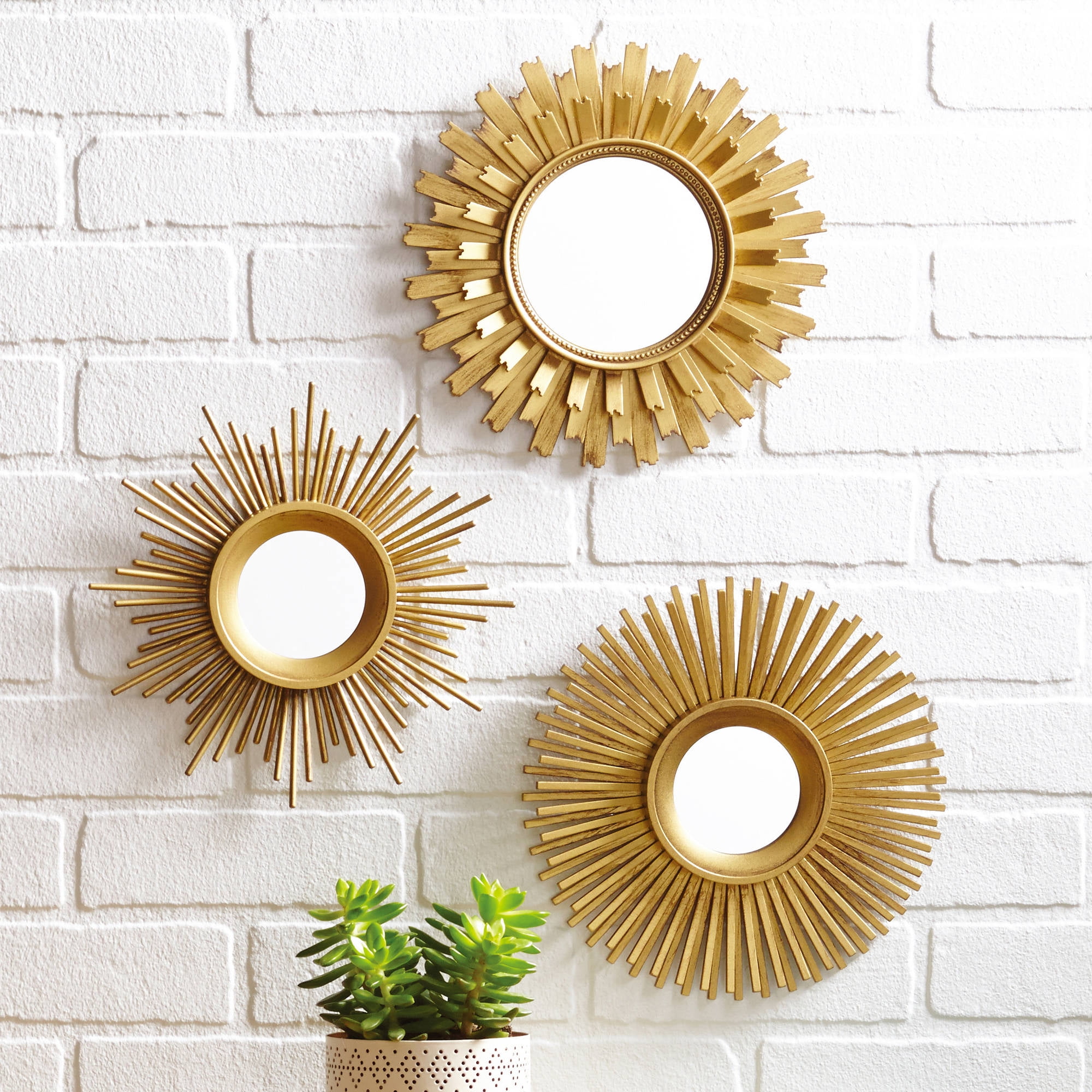 Better Homes and Gardens Vintage Luca Mirror Walmart