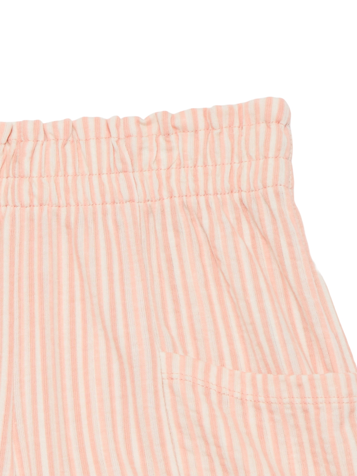 Wonder Nation Little Girls Knit Paperbag Shorts, Sizes 4-10