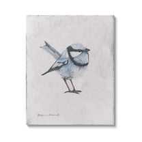 Stupell Wren Bird Animal Painting Animals & Insects Painting Gallery Wrapped Canvas Print Wall Art