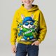 thumbnail image 4 of Sudadera con capucha para niño, para niño, con estampado de Feliz Día de Pascua, color, manga larga, informal, deportiva, con capucha, sudadera con capucha de manga larga, top con inserciones en los h, 4 of 5