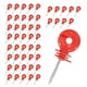 thumbnail image 3 of 50 piezas de aislador de tornillo para cerca eléctrica, aislador de poste de madera agrícola, práctico, aisladores de cerca para poste de cerca de Rojo, 3 of 8