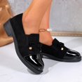 thumbnail image 5 of Wowcloth Woman's Fashion Casual Loafers, Retro Suede Round Toe with Bowknot Design, Chunky Heel Platform for Daily and Leisure Wear, 5 of 9