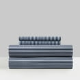 thumbnail image 5 of Rooke 3 or 4 Piece Sheet Set Super Soft Contemporary Two Tone Striped, 5 of 9
