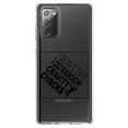 thumbnail image 1 of DistinctInk Clear Shockproof Hybrid Case for Galaxy Note 20 ULTRA (6.9" Screen) - TPU Bumper Acrylic Back Tempered Glass Screen Protector - I Don't Trip I Do Random Gravity Checks, 1 of 3