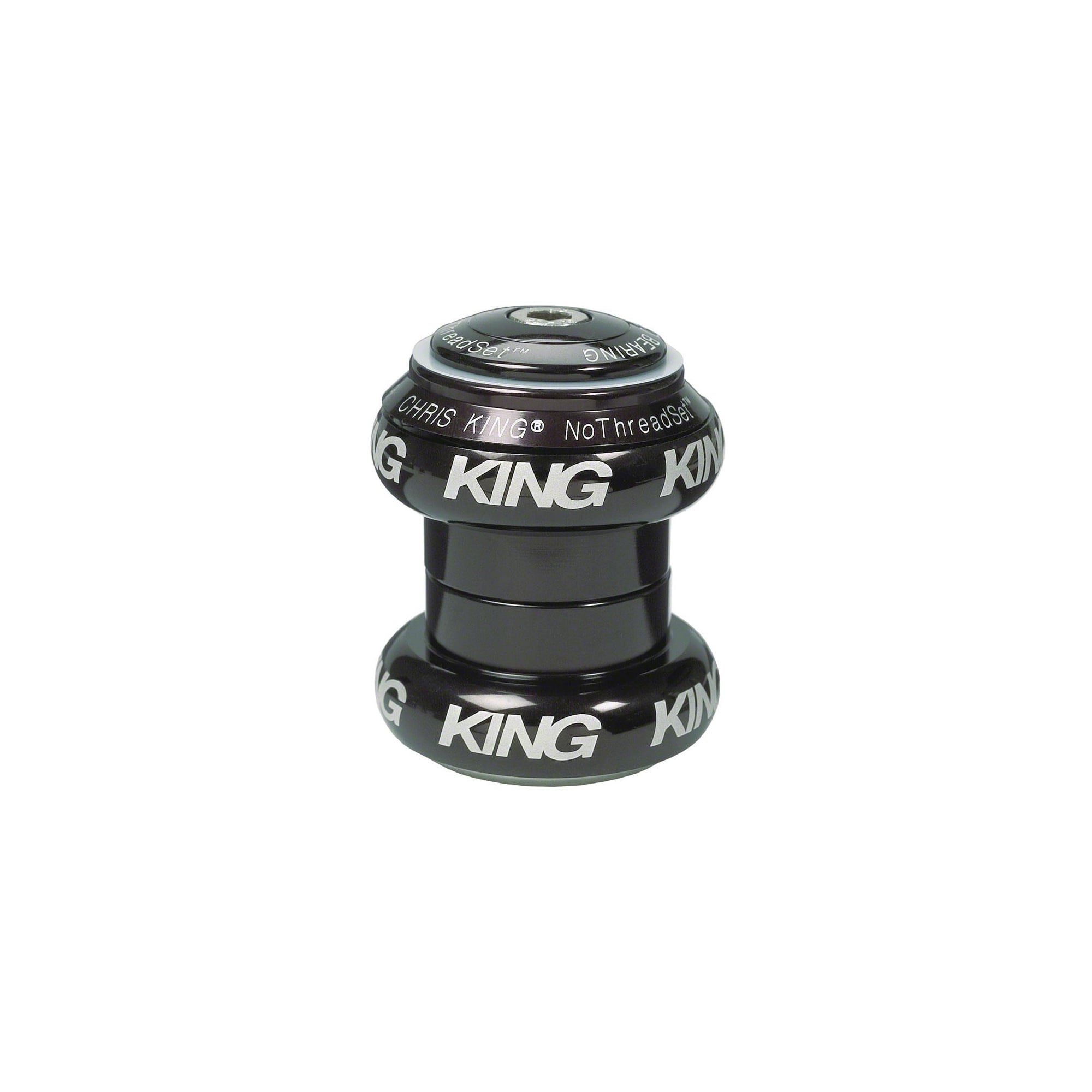 NEW Chris King NoThreadSet Bold Laser 30mm EC 1/" Bike Threadless Headset Black