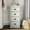 White-1, variant on RoyalCraft Fluted 4 Drawer Dresser Set of 2, Wood Chest of Drawers, White 8 Drawer Dresser for Bedroom, Modern Dresser Organizer for Closet Living Room, Entryway