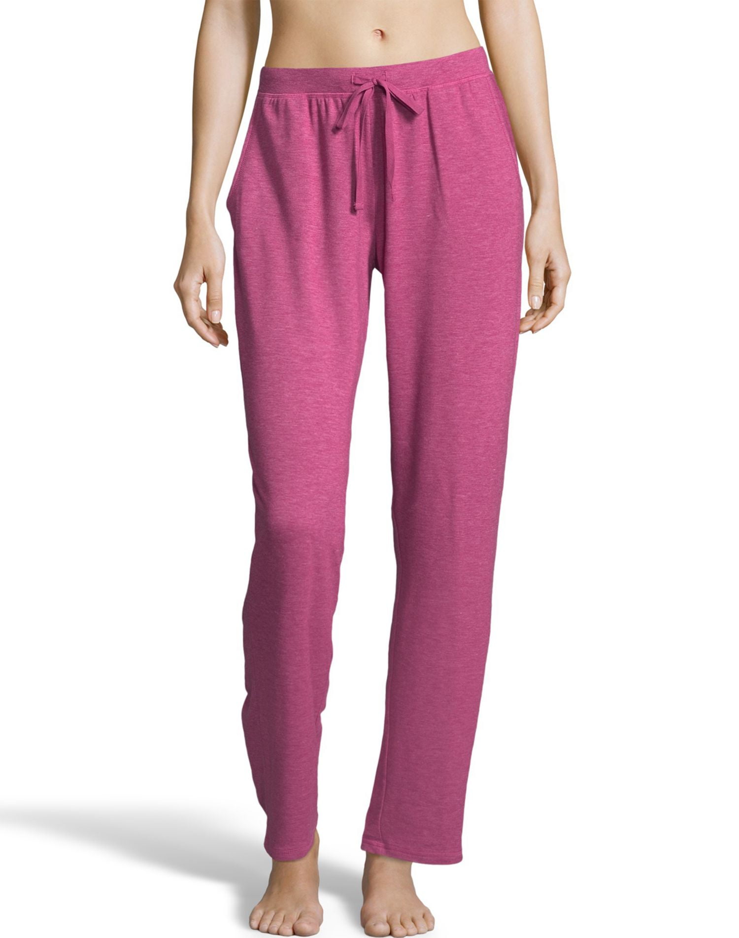Hanes - Hanes Womens Heathered French Terry Lounge Pant, 2X, Raspberry ...
