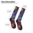 thumbnail image 2 of Naloa Neon Graffiti Urban Art Knee Socks, High Socks Long Stretchy Sock Women Knee High Stocking, Long Socks for Women, 2 of 6