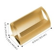 thumbnail image 2 of WEUVEB Portatarjetas De Negocios En Aleación De Color Dorado Para Escritorio Profesional, 2 of 6