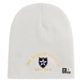 thumbnail image 5 of U.S. Army 2nd Infantry Division Symbol Embroidered 8 Inch Solid Knit Short Beanie Made in USA - White OSFM, 5 of 5