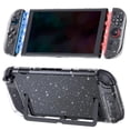 thumbnail image 1 of Funda transparente acoplable compatible con Nintendo Switch 2, funda protectora delgada para Joy-Cons, funda protectora, carcasa rígida antiarañazos y antichoque con purpurina, 1 of 7
