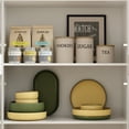 thumbnail image 4 of FUFU&GAGA 6-Door Kitchen Pantry Display Cabinet Bookcase with 10 Tier Shelves, 47.2" Wide, 4 of 7