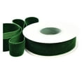 thumbnail image 6 of 5 Yards Green Velvet Ribbon – Christmas Holiday DIY Bow Gift Wrapping Decor, Satin Flocking Ribbon for Party Table Decor Wreath Making, Soft Thick Fabric Ribbon for Craft Projects, 177.76*0.63in, D, 6 of 6