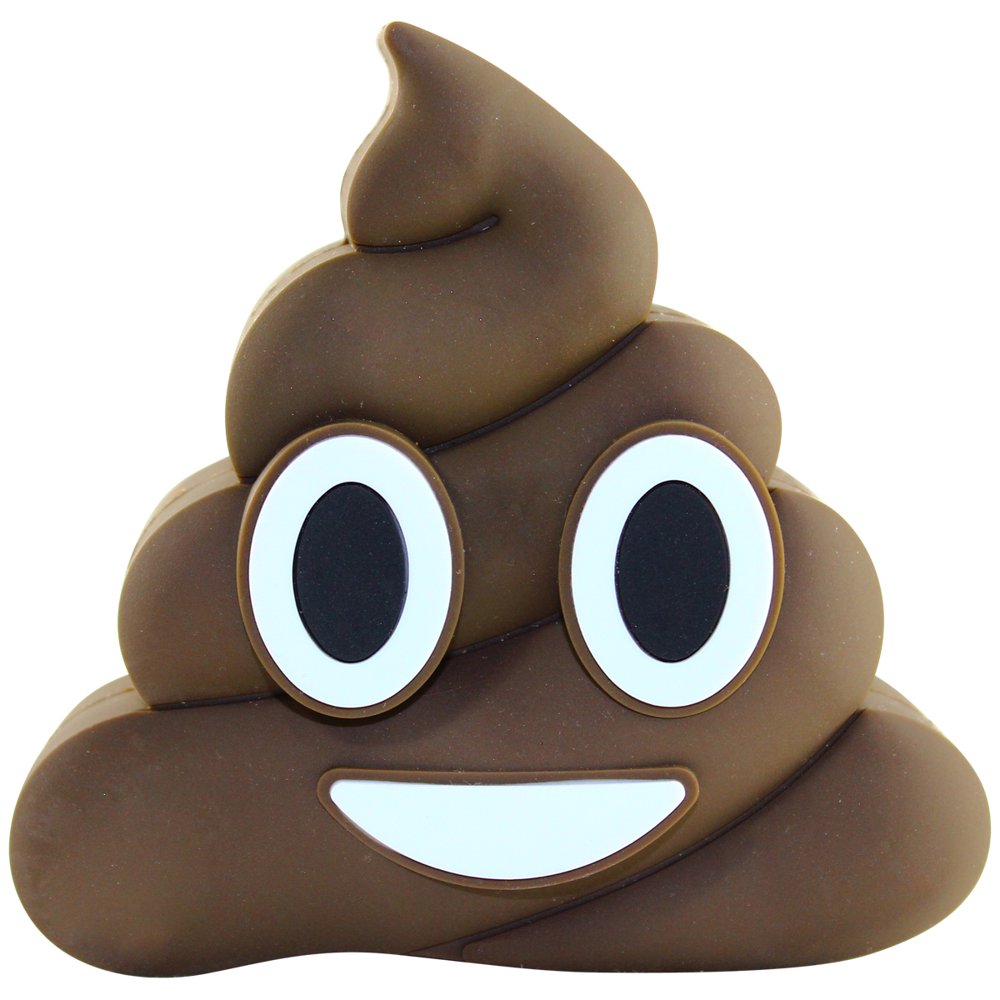 Emoji Factory Emoticon Power Bank Portable Charger 2600mAh Poop