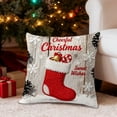 thumbnail image 1 of Christmas Throw Pillow Cover Holiday Decor for Sofa Couch Bedroom Seasonal Home Decoration Linen Pillowcase Farmhouse Cozy Accent Pillow, 1 of 6