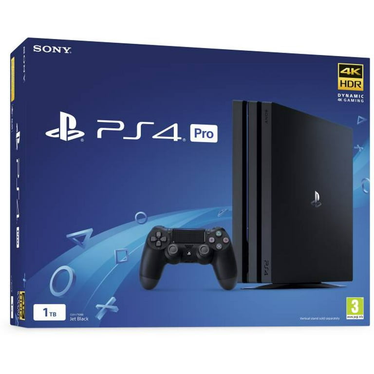 Sony PlayStation 4 PS4 Pro 1TB 4K HDR Blu-Ray Console full look