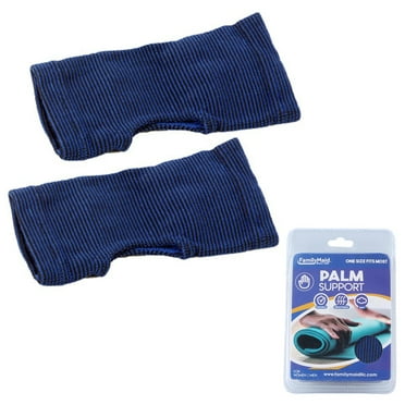 2 PC Palm Wrist Hand Brace Elastic Support Carpal Tunnel Tendinitis Pain Relief