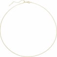 thumbnail image 2 of Auriga Mother's Day Gift 14K Yellow Gold-Filled 1 mm Adjustable Box Chain Necklace for Women 16-22", 2 of 4