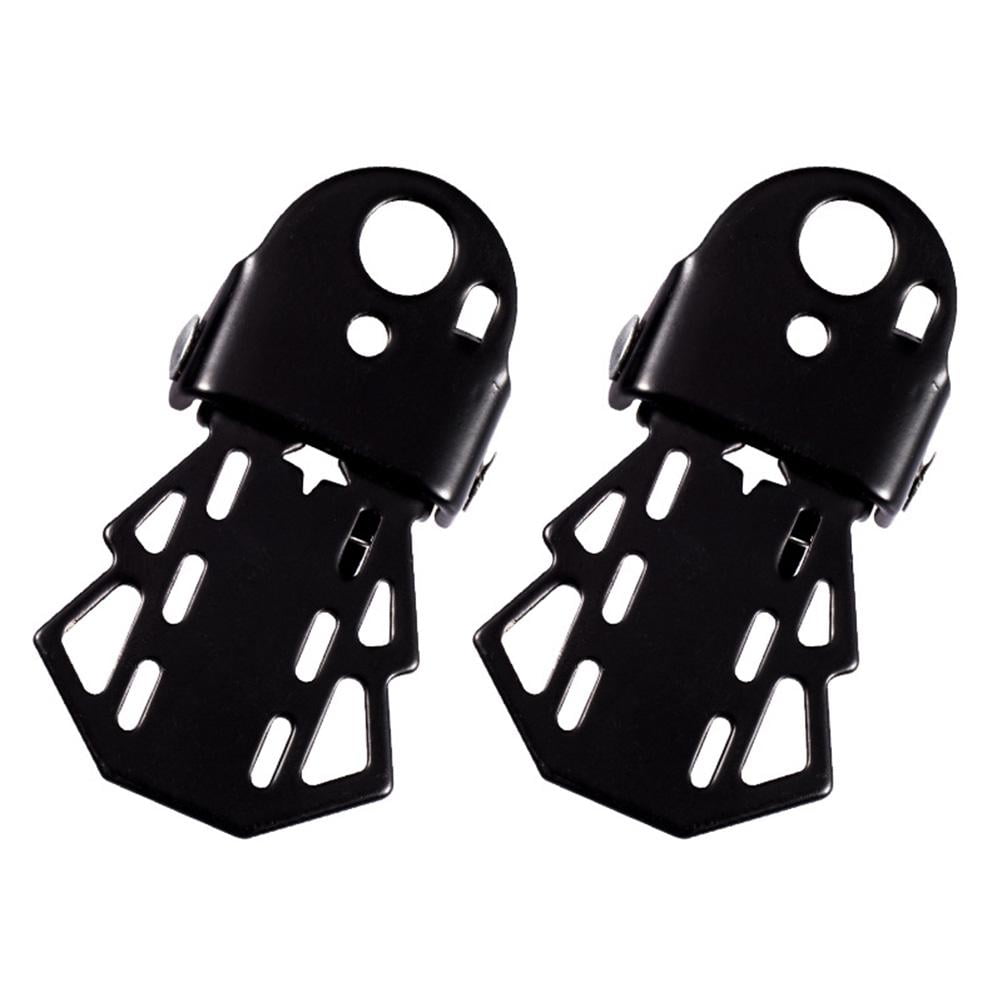 SANAG 2Pcs Universal Bicycle Steel Axle Foot Step Pegs Bike Foldable
