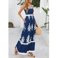 thumbnail image 5 of PRETTYGARDEN Summer Dress for Women Floral Sundress Spaghetti Strap Flowy Beach Vacation Boho Maxi Dresses, 5 of 7