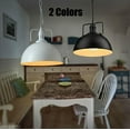 thumbnail image 2 of Retro Semicircular Metal Pendant Light for Kitchen Island, Industrial Dome Pendant Lighting for Dining Room, Vintage American Pendant Lamp, Rustic Farmhouse Pendant Light Fixture, 2 of 7
