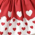 thumbnail image 7 of LUOGENLI Girls Dresses Size 5-6 Toddler Girls Short Sleeve Hearts Prints Dresses Valentine's Day Princess Dress Girls' Dresses White Floral Girls Skirts Size 5-6 2-3 Years, 7 of 7