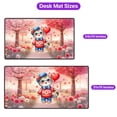 thumbnail image 5 of Happy Valentine’s Day Adorable British Shorthair Kitten Holding Heart Balloon Desk Mat Full Keyboard Mouse Pad Cat Lover Kitten Owner Gifts Large Mousepad - 00030, 5 of 5