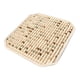 thumbnail image 2 of Cojín de asiento cuadrado con cuentas de madera y tapete refrescante tejido a mano Beige, 2 of 9