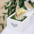thumbnail image 3 of 12pcs Wedding Candy Boxes Swan Shaped Candy Containers，Fillable Ornaments European Style Candy Containers Chocolate Storage for Party Wedding Christmas Favors（Gold）, 3 of 9
