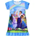thumbnail image 3 of Vestidos infantiles para niñas, Encanto de Disney, vestido de verano de dibujos animados, pijamas para niñas pequeñas, camisones de seda de leche de princesa para niñas, 3 of 5