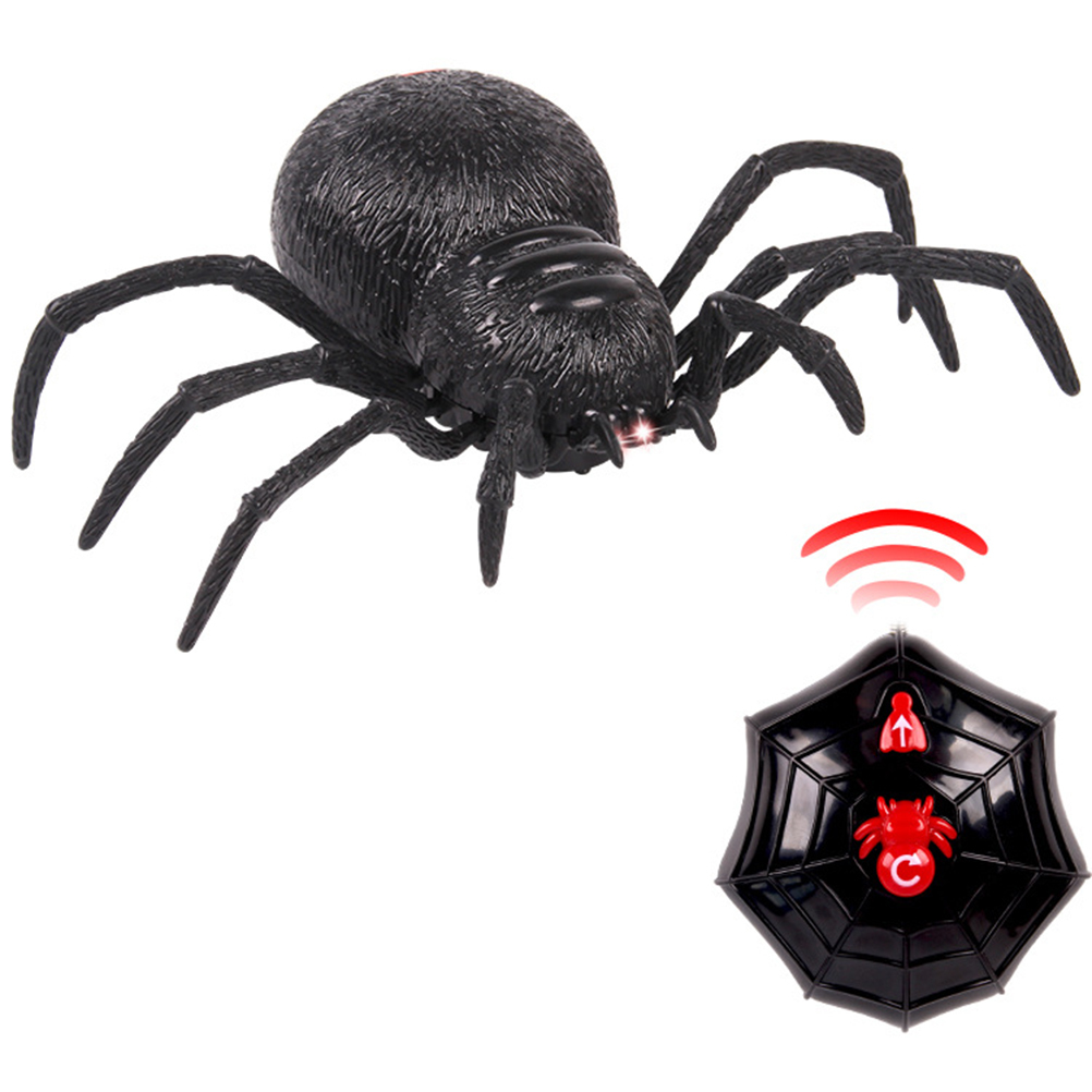 Remote Control Spider Toy Simulation Spider Toy Electric Scary Toy for Kids