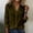 Army Green, variant on Satingcolo Linen Button Down Shirt Women Summer Fall Fashion Long Sleeve Gauze Tops Dressy Casual Work Blouse with Pocket White S