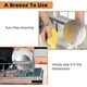 thumbnail image 5 of Herramienta para aplastar hamburguesas, superficie lisa y antiadherente, utensilio redondo para asar carne, 5 of 5
