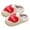 Red, variant on Toddler Slippers Girl Size 9,Winter Girls And Boys Heart Embroidery Cozy Home Slippers For Warmth Comfortable Children's Indoor Footwear,9-11 Years,Red