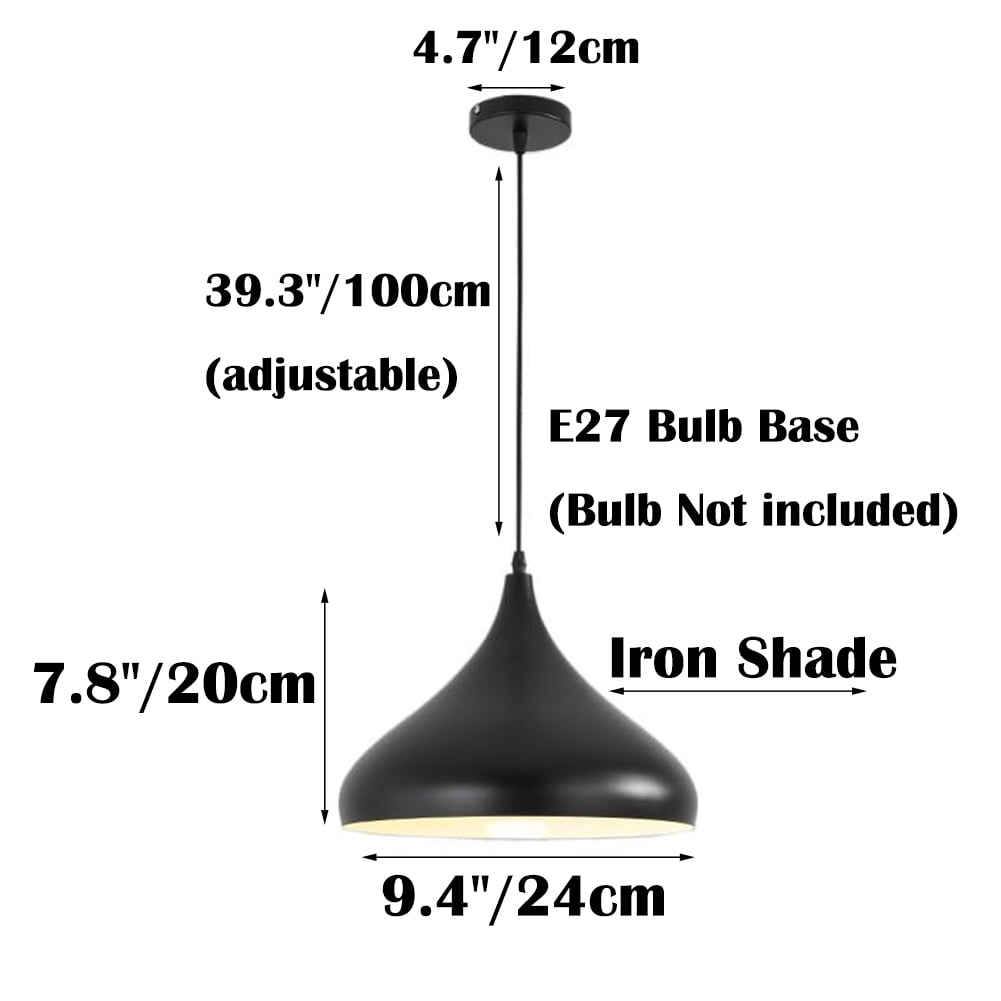 Colorful glossy metal pendant lamp for kitchen island, simple minimalism ceiling light fixture for dining table, single retro pendant lighting, Nordic rustic hanging lamp chandelier