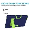 thumbnail image 7 of FIEWESEY for Vankyo matrixpad S20 Case,Shockproof Rugged Case for Facetel Q3 Pro/TOSCIDO P20/P101/TOPELOTEK MID1001S/VUCATIMES N20/DUODUOGO Tbalet 10 Inch+Screen Protector (Navy/Green, 1 Pack), 7 of 7