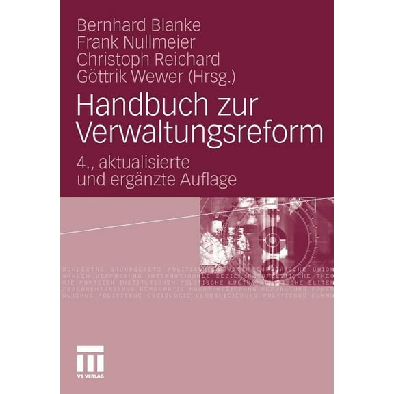 Handbuch Zur Verwaltungsreform, (Paperback)