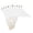 White, variant on Black Blank Triangle Handheld Flags 10 Pack 30cm Plain Pennant Flags with Wooden Pole for DIY Decor Party Sports Marking