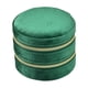 thumbnail image 4 of Estuche para Pendientes, Estuche para Baratijas, Caja de Terciopelo de Doble Capa, Portátil, para Viajes, Estuche para Joyas, para El Día de San Valen Verde, 4 of 8