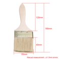 thumbnail image 1 of BQLZR 20pcs 2.2inch Wooden Handle Paint Brushes, 1 of 4