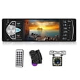 thumbnail image 1 of Car Radio 1 Din Stereo MP5 Player Bluetooth FM USB Autoradio 4.1 Inch Support Rear View Mirrolink St, 1 of 5