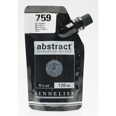 UPC: 3046450042341 | Sennelier Abstract Acrylic 120ml Satin Mars Black