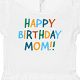 thumbnail image 4 of Inktastic Happy Birthday Mom Girls Baby Dress, 4 of 5