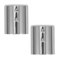 thumbnail image 4 of Shisuyan Connecteurs de Fixation de Porte en Verre Argent 2 Pcs 1.5X1.3X1.3In Diamètre 1 Po, 4 of 9