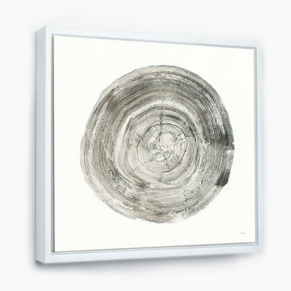 Designart ' Circle natural elements IV ' Farmhouse Framed Canvas