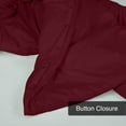 thumbnail image 5 of ROYALE Burgundy Duvet Cover Queen Size - Washed Duvet Cover Set, 3 Piece Double Brushed Duvet Covers with Button Closure - 1 Duvet Cover 90x90 inches and 2 Pillow Shams - Comforter Cover, 5 of 8