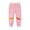 Pink, variant on CQONEPT Girl's Sweatpants Drawstring Cute Jogger Pants Print Fashion Active Winter Pant with Pockets Black 2-3Years