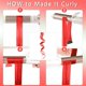 thumbnail image 4 of Extensiones de cabello de colores para niños con clip fijo para un uso fácil, no se aflojan fácilmente, ideal para uso diario en fiestas., 4 of 4