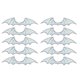 thumbnail image 1 of 10pieces Halloween Craft Embellishment Demon Wing Badge Sign Hair Clip Patches, 1 of 5