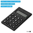 thumbnail image 5 of Uxcell Desktop Calculator, 2 Pack 8 Digit LCD Display Portable Desk Calculator Standard Function Style 2, White Black, 5 of 6